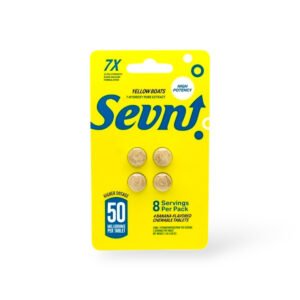 sevn 7 hydroxy tablets yellow boats banana 50mg per tablet 4ct 93482