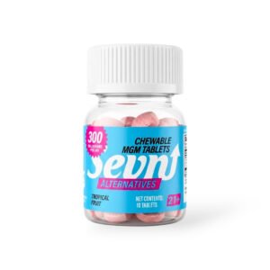 sevn alternatives mgm tropical fruit chewable tablets 30mg 10ct 26865
