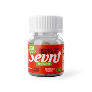 sevn boosted chewable 7 oh mgm peach melon tablets 50mg 10ct 25163